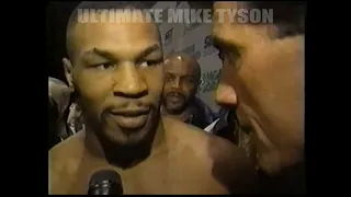 MIKE TYSON WEIGHS IN FOR THE BRUNO 96' FIGHT! GREAT SHAPE!