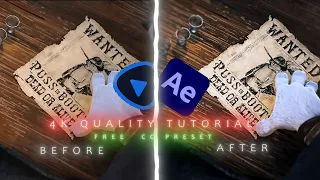 HOW TO MAKE High Quality Edits Using AFTER EFFECTS & TOPAZ (Free CC Preset) | High Qualiy TUTORIAL