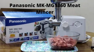 Panasonic Meat Mincer Reveiw and Demo#keemamachine#meatgrinder