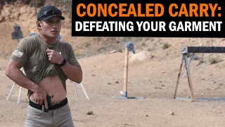 Speeding Up Your Concealed Carry Draw from Appendix Carry Position