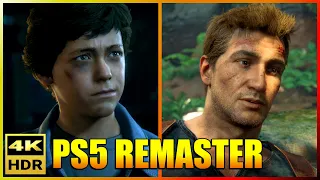 Uncharted 4 Remastered The Birth Of Nathan Drake Cutscene - Uncharted Legacy Of Thieves PS5 4K 60fps