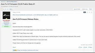 AXE-FX III FIRMWARE FRIDAY - GAPLESS SWITCHING!