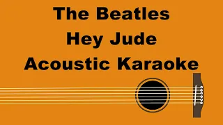 The Beatles - Hey Jude (Acoustic Karaoke/Female Key)