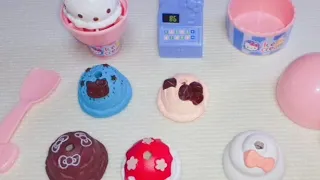 3 Minutes Satisfying Video with Unboxing Sanrio Hello Kitty Ice Cream Shop 🍦 Set (ASMR)