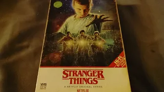 STRANGER THINGS SEASON 1 Retro VHS Cover DVD Overview! Fail!