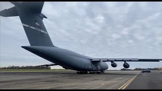 C-5 Super Galaxy Cold Load Training