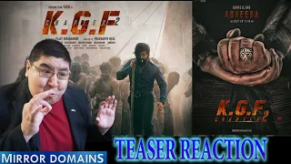 KGF Chapter 2 Teaser Trailer Reaction | Yash!