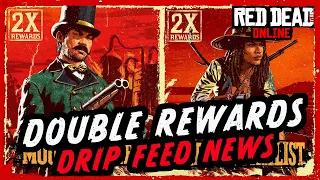 DOUBLE REWARDS - Red Dead Online Weekly Drip Feed Update News - January 19, 2021