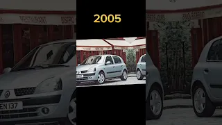 Evolution Renault Clio (1990~2023)#shorts #evolution