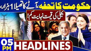 Dunya News Headlines 05:00 PM | Huge Relief By Government | Good News For Public! | 13 MAY 24