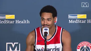 Jordan Poole FULL press conference from Wizards Media Day | Monumental Sports Network