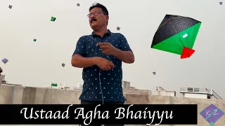 Ustaad Agha Bhaiyyu | Kite Fighting Master Ustaad Agha Bhaiyyu | Kuch Behtreen Bhari Patang Ke Pech