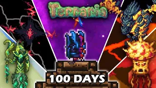 Surviving 100 Days in Terraria's Ancients Awakened Mod | Full Movie