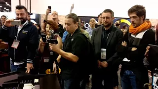 Joey DeFrancesco demo at Namm Show 2018