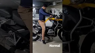 R1200GS ADV Normal vs Low x 3