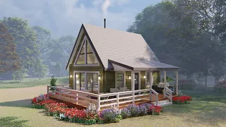 Tiny House Design with Loft 5 x 7 meters ( 430 Sqft ) - Cozy Home