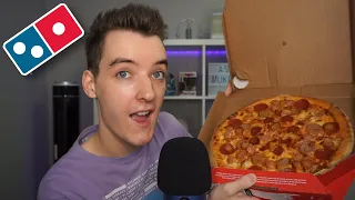 [ASMR] Domino's Pizza Mukbang