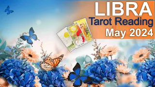 LIBRA TAROT READING "GOOD FORTUNE: EVENTS UNFOLD IN SYNCHRONICITY; ENDINGS & BEGINNINGS" May 2024