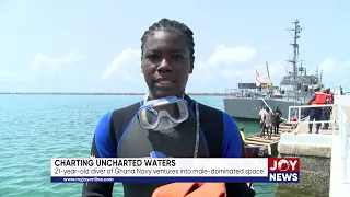 Charting uncharted waters: 21-year-old diver of Ghana Navy ventures into male-dominated space