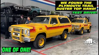 RARE FINDS! The ONLY Plymouth Trail Duster Top Hand Ever Built!