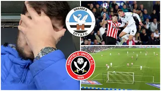 BLADES SCORE RIGHT AT THE DEATH TO BREAK SWANS HEARTS!|SWANSEA 0-1 SHEFFIELD UNITED|MATCHDAY VLOG #9