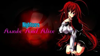 🎇Nightcore/AMV🎇 - Awake And Alive (Cover Metal by Caleb Hyles and Lollia) + [HD]