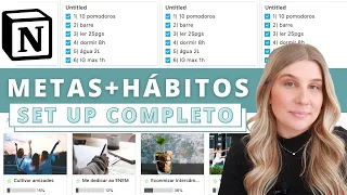 Como mapear METAS e HÁBITOS no NOTION [+template grátis]