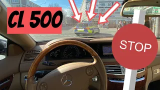 CL500 2x Polizeikontrolle Soko Autoposer, trotz AMG Sound durchgekommen ? | C216