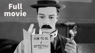 Sherlock Jr. (1924) Buster Keaton - Full movie HD - Original Music on piano and guitar