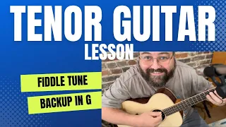 Tenor Guitar Lesson 1 - Fiddle Tune Backup In G Lesson Preview
