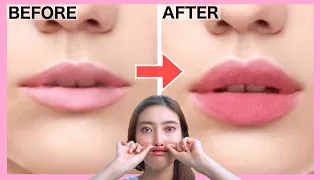 Get Fuller Lips, Plumper Lips, Pink and Cute Lips Naturally with This Face Exercise!