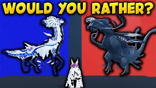 WOULD YOU RATHER in Creatures of Sonaria!