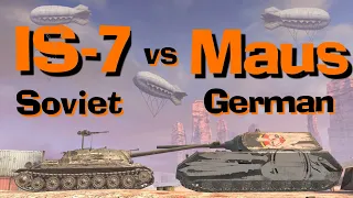 WOT Blitz Face Off || Maus vs IS-7