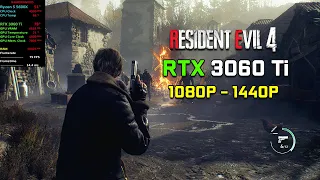 RTX 3060 Ti vs Resident Evil 4 (Remake) Demo | This is so GOOD | 1080P - 1440P