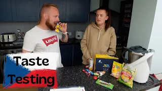 Rob & Charlie React... Taste Testing - Snacks from Czech Republic! 🇨🇿