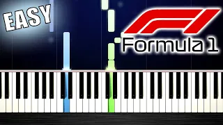 Brian Tyler - Formula 1 Theme - EASY Piano Tutorial by PlutaX