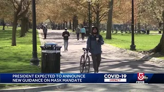 President Biden expected to announce new guidance on mask mandate