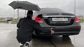 Mercedes E class - Правильные понты and Успех в мелочах