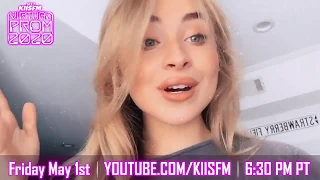 Sabrina Carpenter's message for "KISS 1027 Fm" in their event "#KISSVirtualProm"