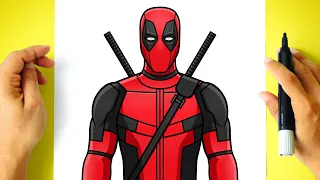 Como DESENHAR o DEADPOOL - Como DIBUJAR a DEADPOOL