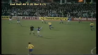 Aston Villa v Barcelona UEFA super cup '83