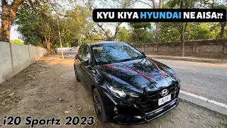 Why did HYUNDAI DO THIS ?! i20 Sportz 2023 | Features & Drive Review | Starry Night  | VLOG