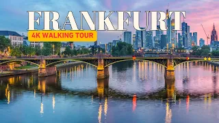 Frankfurt, Germany 🇩🇪 Financial District & Historical Town , 2024 ,4k HDR Walking Tour