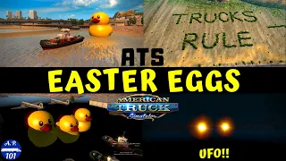 17 Easter Eggs of American Truck Simulator | With Locations! Part - 1