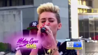 Miley Cyrus - We Can't Stop (Live on Good Morning America, GMA)