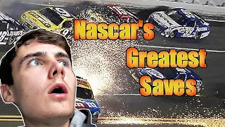 THIS IS CRAZY! NASCAR Greatest Saves | Reaction