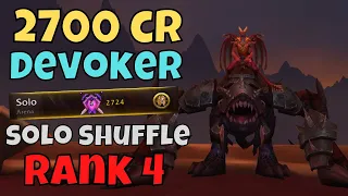 I got 2700 as Devoker in Solo Shuffle! l Devastation Evoker PvP Dragonflight