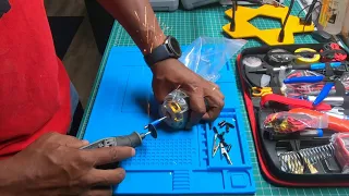 Cutting RC Heli Motor Shaft When Too Long!