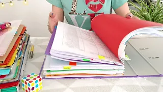 ASMR Paper Sorting 📜 • Organizing Documents in Ring Binder • No Talking