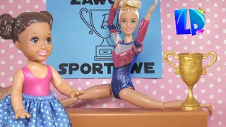 Rodzinka Barbie - Zawody sportowe! Gimnastyczka|Tenisistka|Trenerka